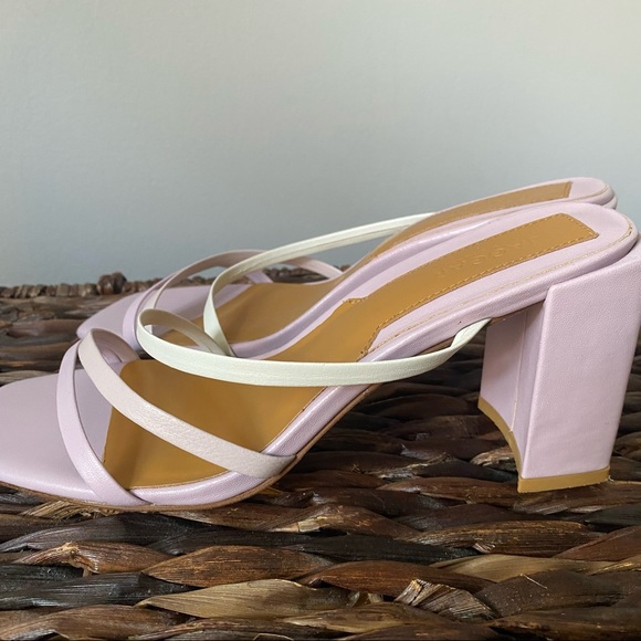 Jaggar square block heel resort heel ombre slide lilac size 39 - never worn! - Picture 4 of 7